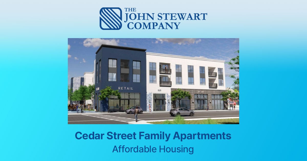 Cedar Street Family Apartments The John Stewart Company